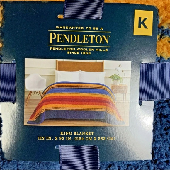 Pendleton Bedding New Pendleton Sherpa Fleece Grand Canyon Multi